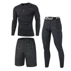 New Compression Men's Sport Suits Quick Dry Running sets Clothes Sports Joggers Training Gym Fitness Tracksuits Running Set