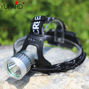 

YUPARD XM-L2 XM-L T6 LED outdoor camping fishing hunting sport rechargeable Headlamp Headlight +2*18650 2200mAh Battery+Charger