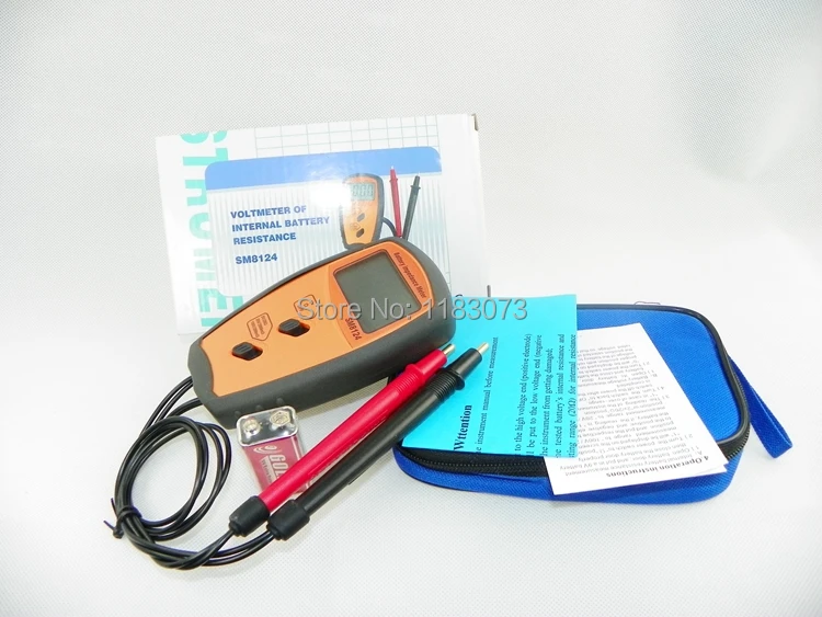 Battery Resistance Voltmeter Internal Impedance Meter Resistance Tester