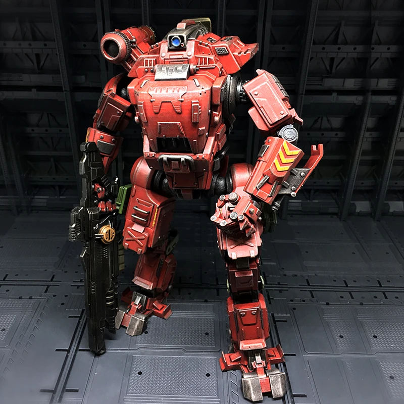

JOY TOY 1:27 ZEUS MECHA Model Block Toys Red Limited Version for Holiday Gift and Car Decoration
