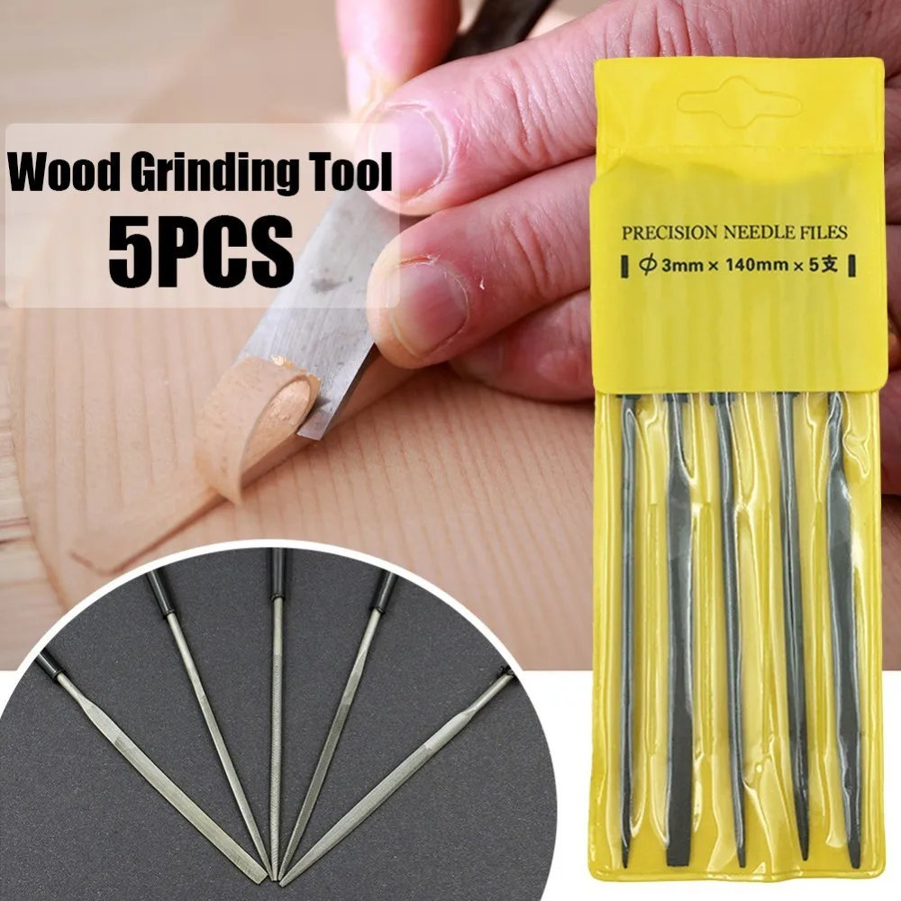 Buy 5 PCS Per Set 3*140mm Diamond File Mini Assorted