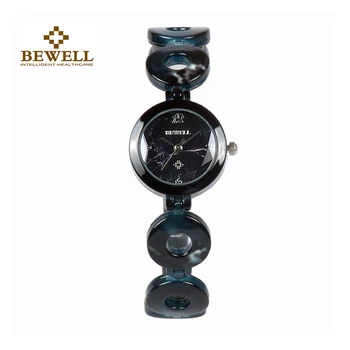 

BEWELL Luxury Brand Woman Bracelet Gem Stone Watch Girl Gift Jade Wrist Watches Ladies Jewelry watch Fashion Casual Style 075A