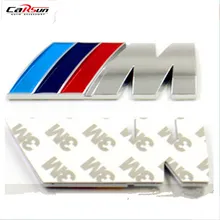 8.3*3.3CM Motorcycle New 3D Modified Metal “M” Car Stickers For BMW/3/5/M/M3/M5 Car Styling Accessories Funny Car Stickers R422