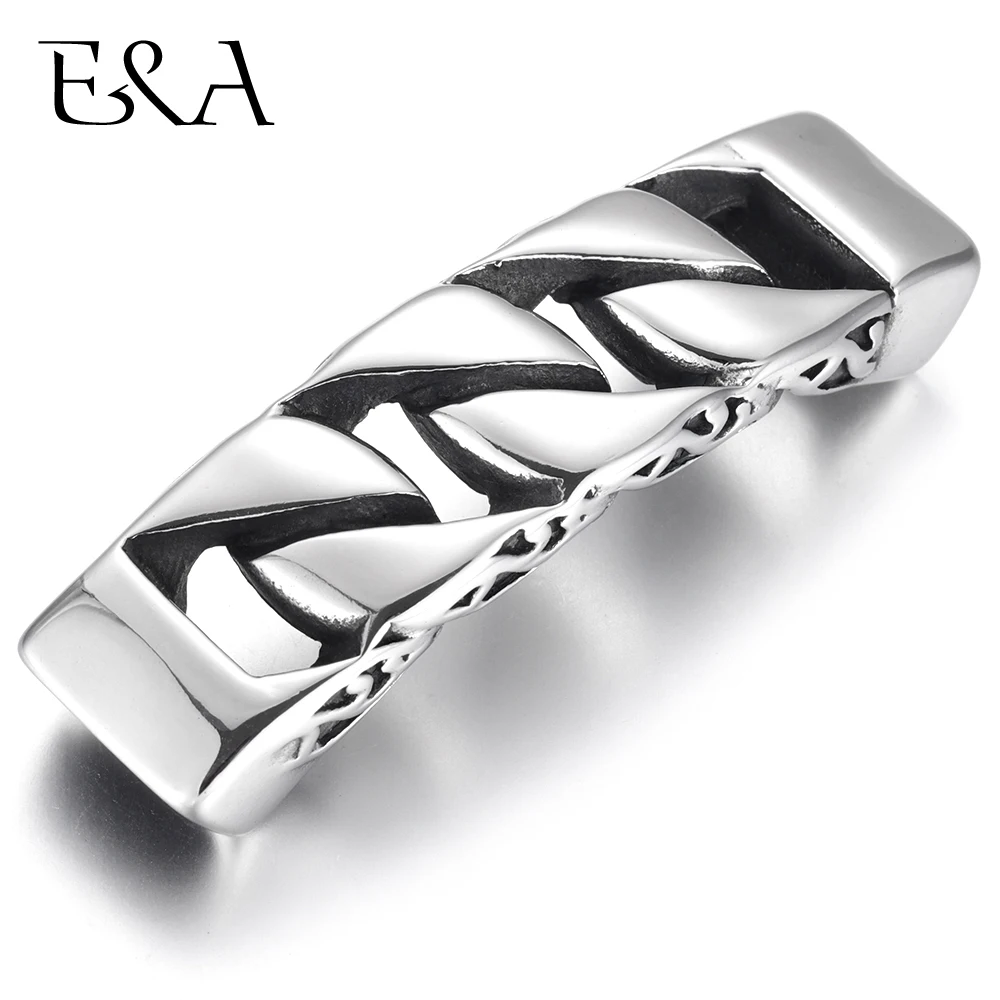 

Stainless Steel Connectors Masculine Extended Bridge Connect 12*6mm Leather for DIY Bracelet Findings Jewelry Making Supplies