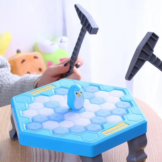 2020 novo jogo de tabuleiro crianças salvar pinguim armadilha gelo quebra  martelo bloco brinquedo conjunto engraçado festa jogos mesa pai criança  interação - AliExpress