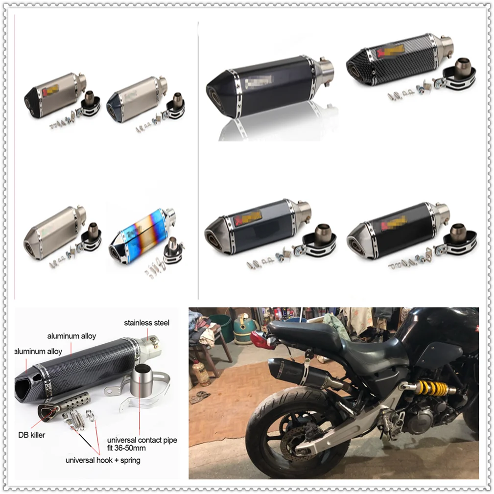 

Motorcycle Exhaust pipe Muffler DB killer for Volvo S40 S60 S80 XC60 XC90 V40 V60 Any Cars XC40 360c V90 V40 Universe S80L