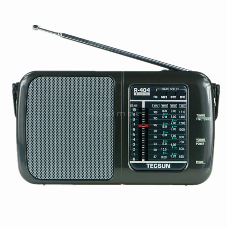 Tecsun R-404 R404 высокая чувствительность FM радио mw и sw приемник ЧМ-WM SW1 SW2 со встроенным Динамик Портативный радио