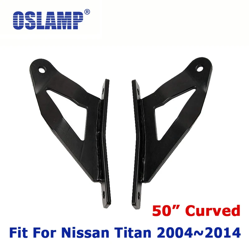 

Oslamp Remodel For Nissan Titan 2004~2014 For 50" Offroad Curved Led Driving Light Bar Refitl Installation Without Bulky Bracket