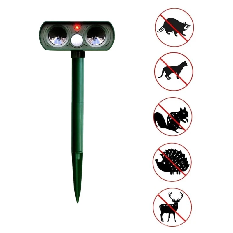 Solar Powered Motion Activated Waterproof Animal Repeller