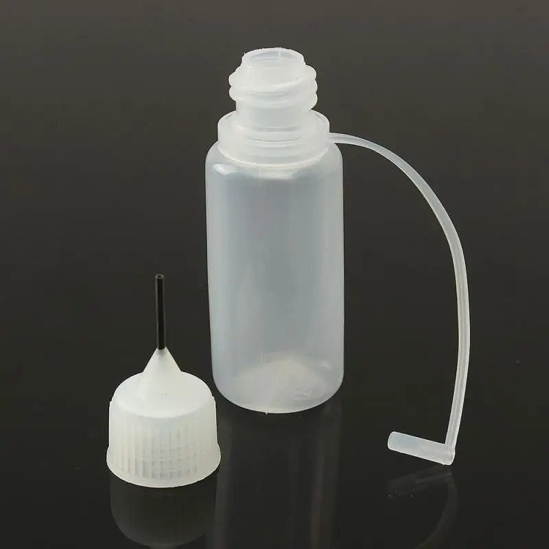 5 шт./компл. 10 мл пустые Пластик бутылка с металлической иглой для хранения жидкими растворителями светильник масла