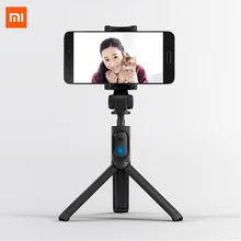Xiaomi Foldable Tripod Selfie Stick 155g Extend length 400mm Bluetooth Remote control Shutter for webcast live