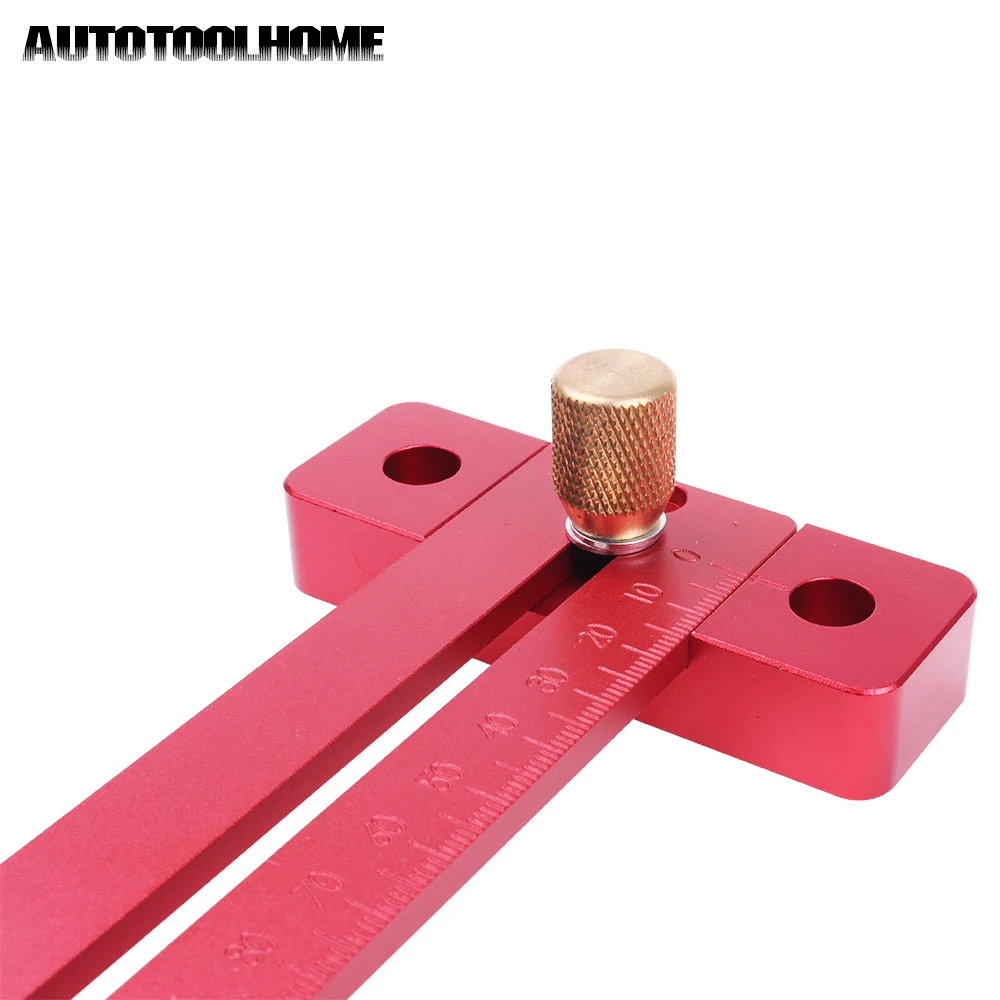 Adjustable Precision Marking T Rule 30cm Metric Woodworking Ruler