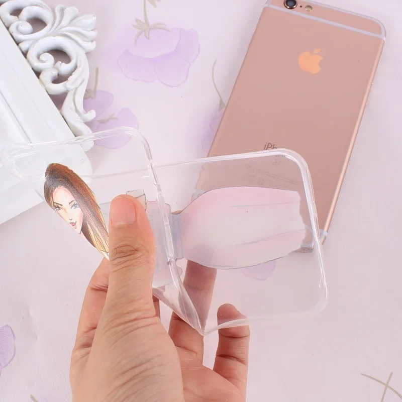 Transparent Soft Silicone Cover Coque Capa 21