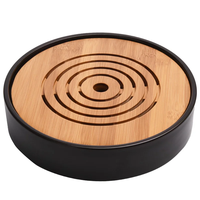 buy Chinese Tea Table Bamboo Tea Tray kung fu Tea Set Tea Tray simple Dry Tea maker Table small Fresh Water Storage Wooden Tray