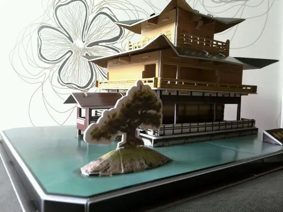 Candice guo 3D бумажная головоломка, модель здания японского храма Kinkaku-ji kinkakuji, знаменитая великая архитектура, древний чердак, подарок для ребенка