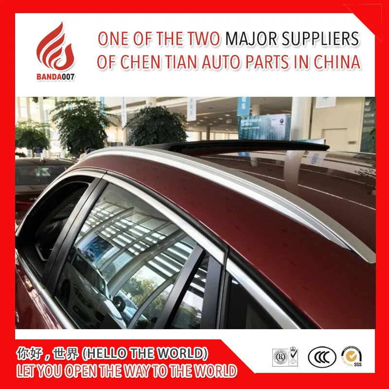 High quality Aluminium alloy sticker install side rail bar roof rack for X6 2015 2016 2017