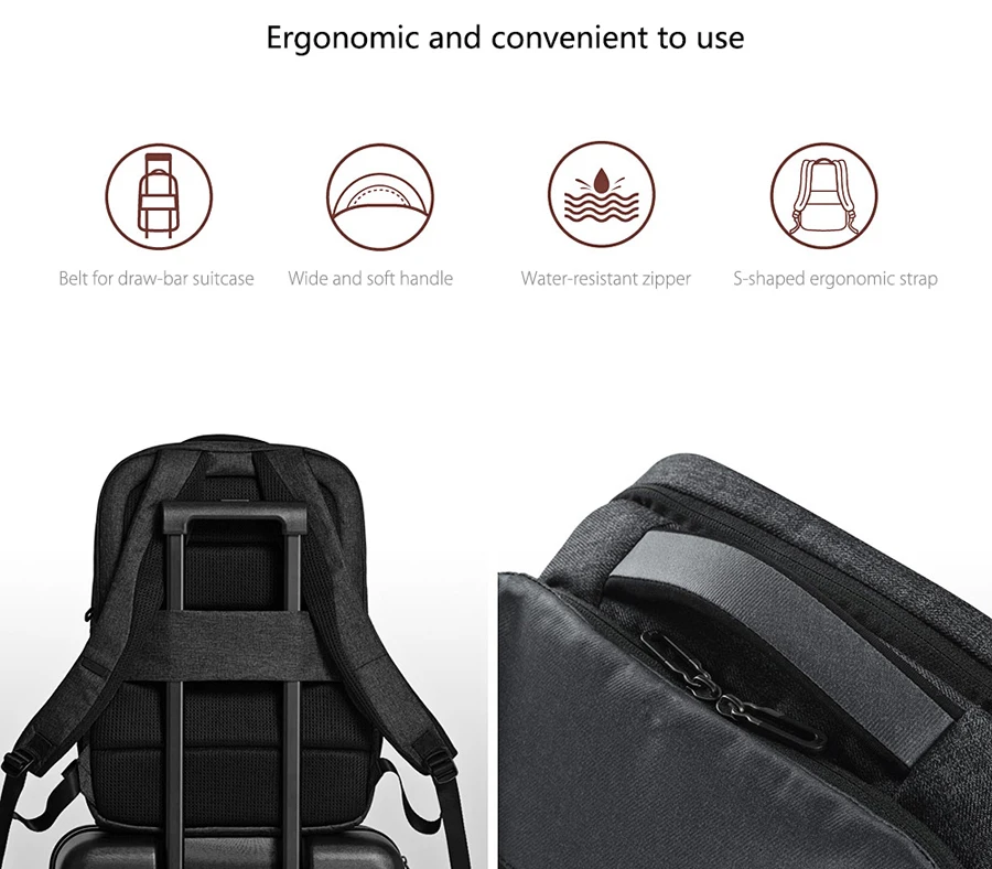 Xiao mi рюкзак 26л сумки для путешествий бизнес водонепроницаемый рюкзак 26л большая емкость 15,6 дюймов Сумка для ноутбука mi Drone офис