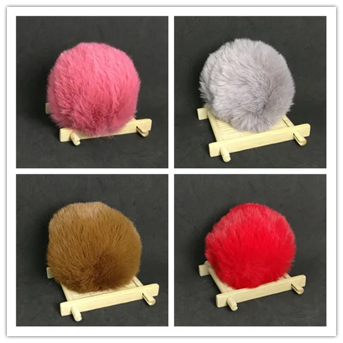 Free shipping 8cm solid color 1pcs artificial pompom for DIY crafts | Дом и сад