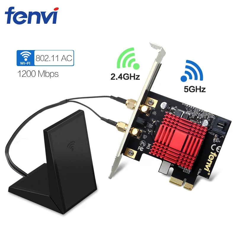 Двухдиапазонный 802.11ac Killer Networking bigfooм T 867 м беспроводной-AC Wifi Bluetooth 4,1 PCI Express PCi-E Настольный игровой ПК Wlan карта