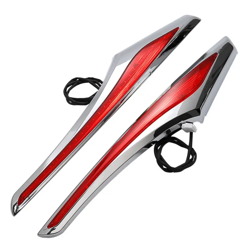 Motorcycle Saddlebag Accent Swoop LED Light Fit Turn Signal Lights For Honda Gold wing GL1800 & F6B 2012-2015