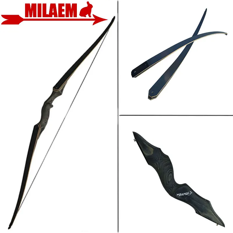 

1pc 30-60lbs 60inch Archery Recurve Bow Takedown Bow Laminate Bow Limbs Left/Right Hand Shooting/Hunting Accessories