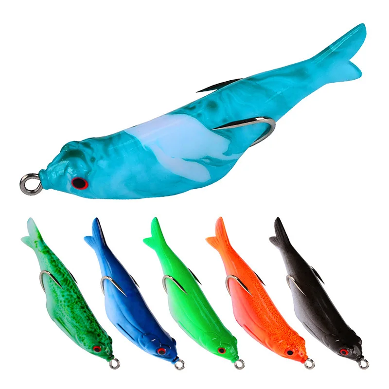  Wholesale Fishing Lures For Bass 10cm 14g Swim Baits Frog Sinking Soft Lure Fishing Tackle Kits Lif