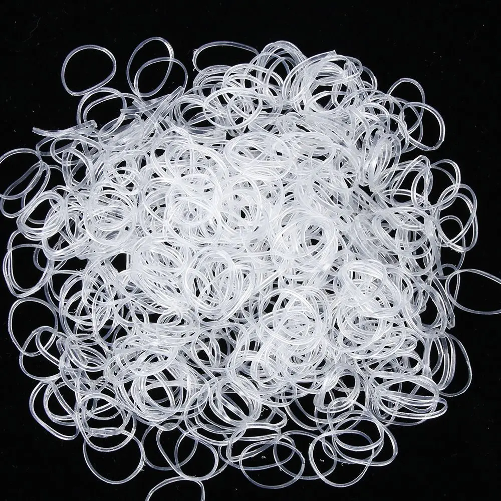 Cheaper 500 pcs Clear Ponytail Holder Elastic Rubber Band Hair Ties Ropes Rings Useful Hair Tool 1 Cheaper 500 pcs Clear Ponytail Holder Elastic Rubber Band Hair Ties Ropes Rings Useful Hair Tool 2