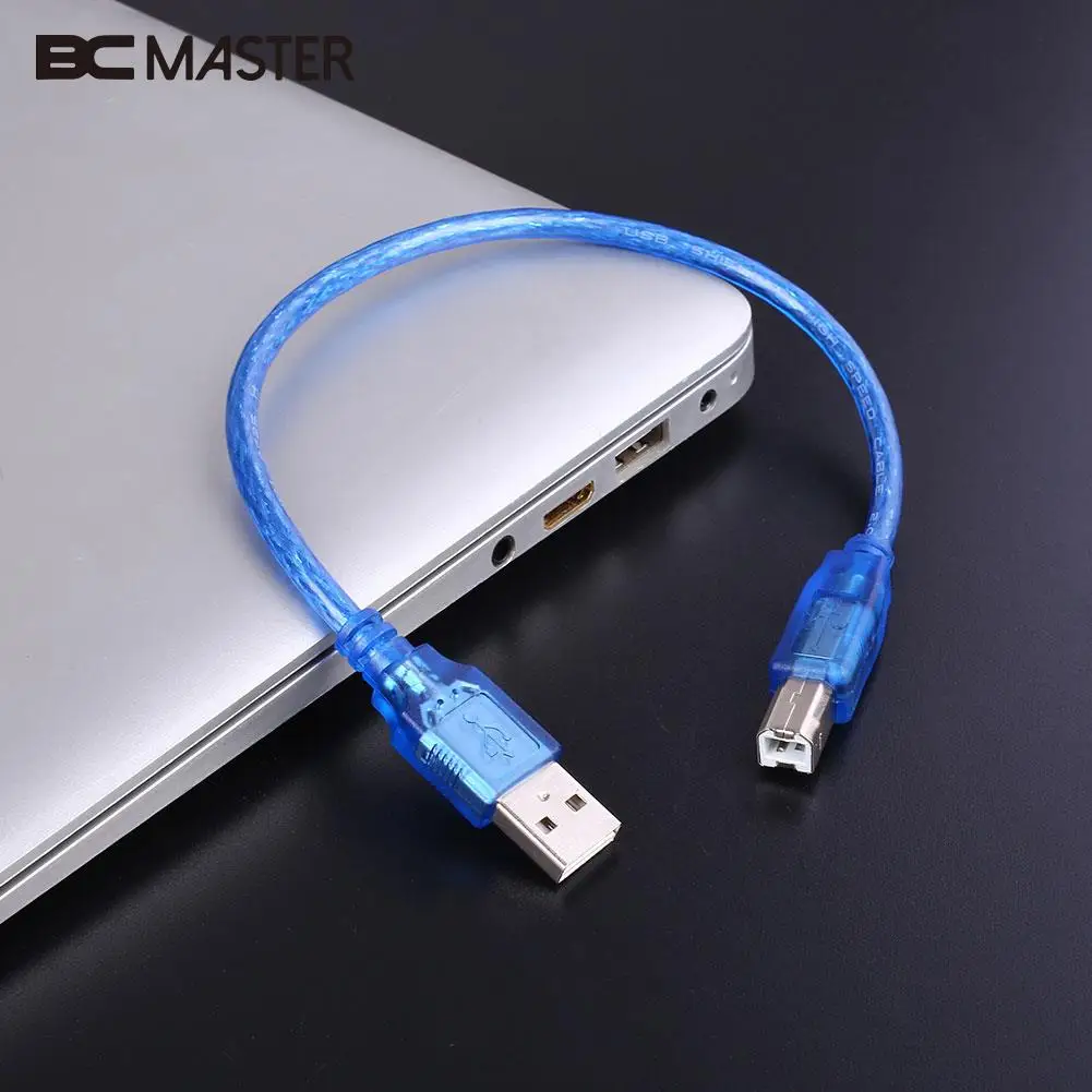 

BCMaster 30cm USB 2.0 Type A Male to B Male Printer Cable Extension Cord Converter For Computer/PC/Laptop Printers