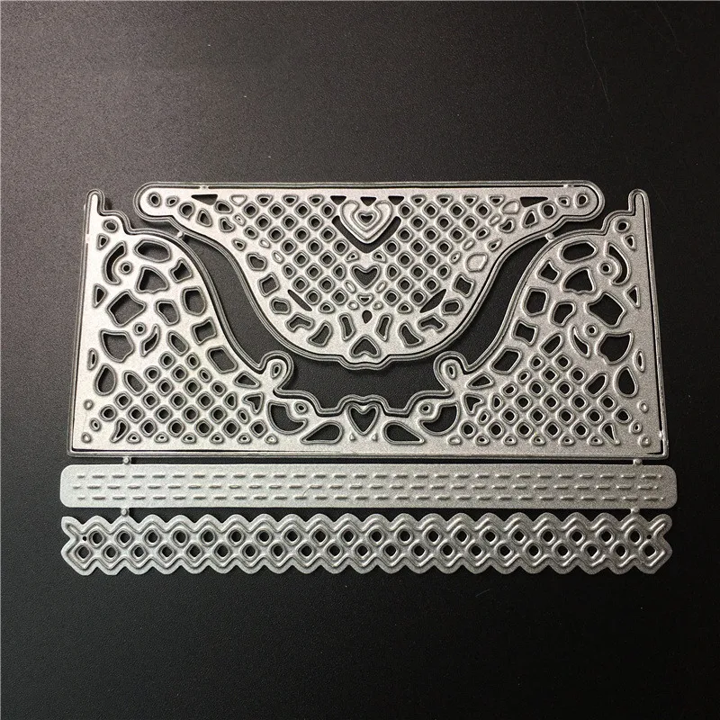

DiyArts Grid Lace Decor Metal Cutting Dies Scrapbooking Card Making Album Embossing Paper Crafts Die cuts Craft Stencil New 2018
