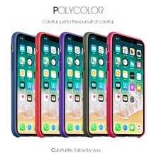 Оригинальный силиконовый чехол с логотипом VOGROUND для iPhone 8 7 Plus XS Max XR чехол для iPhone X 6 s Plus чехлы для телефонов с розничной коробкой