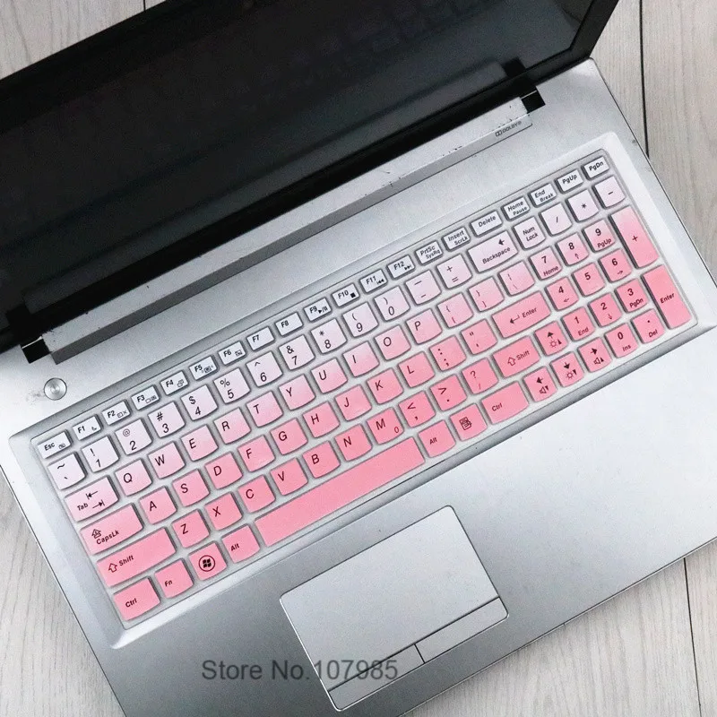 17,3 15,6 дюйма клавиатура протектор кожного покрова для lenovo Ideapad 700-15ISK Y700-15 Y700 700-15 z510 z50 g50-80 y50-70 Y500 - Цвет: Gradualpink