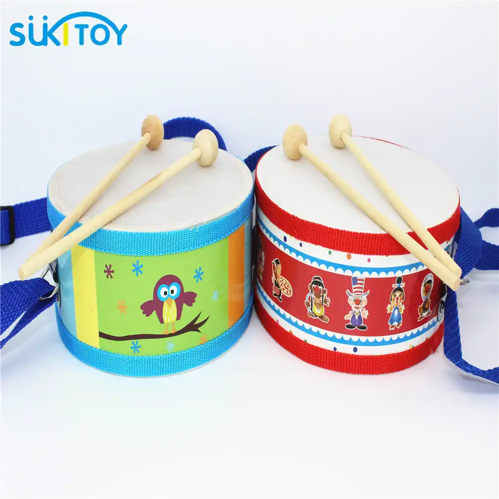tambor madera infantil