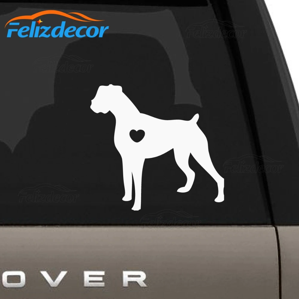 Lover Two Dog Animal Funny Sticker For Auto Car Bumper Removable Vinyl Decal