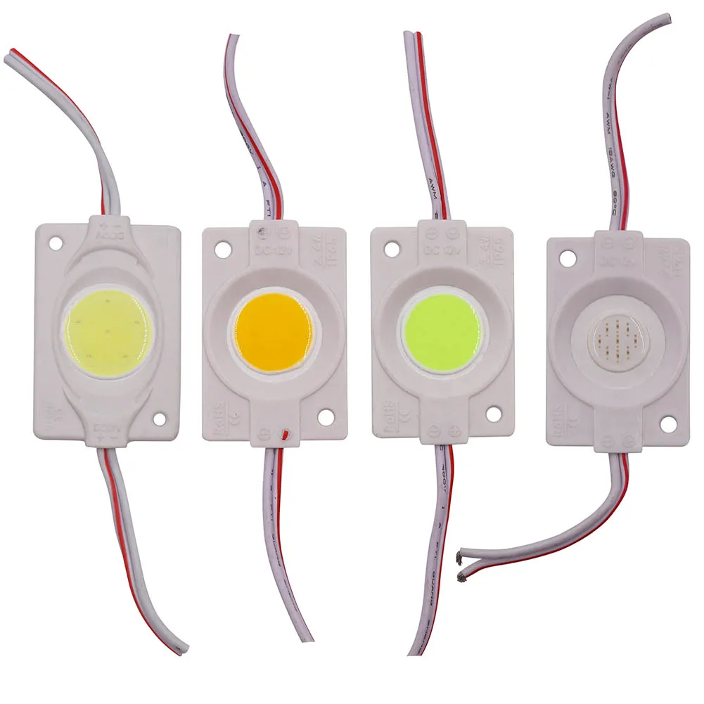 12V светодиодный COB модуль лампа шарик чип 2 4 Вт/шт. Холодный/теплый