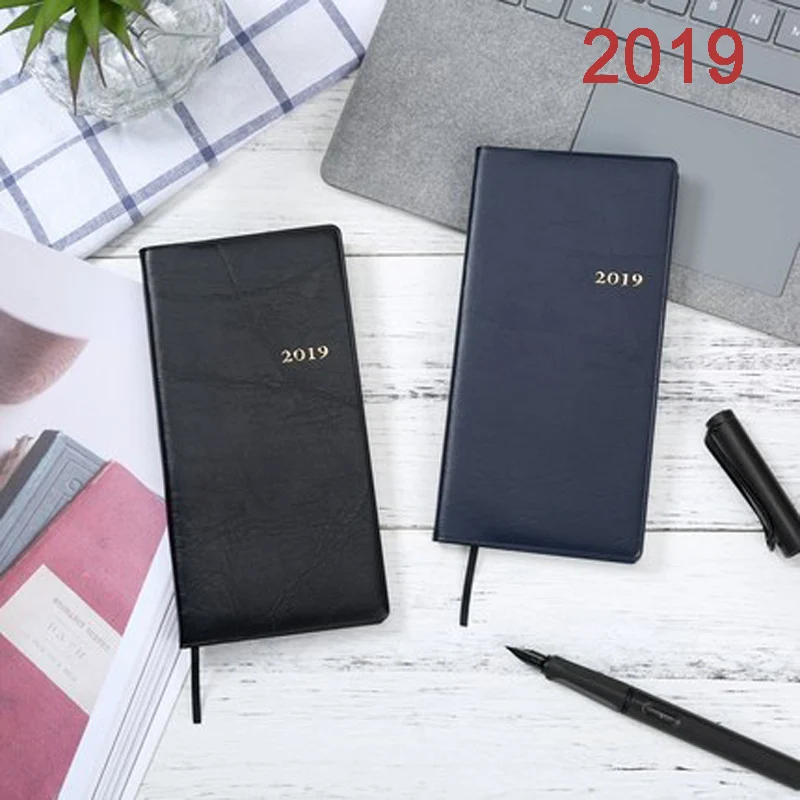 

2019 Weekly Calendar Notebook Schedule Book Two Pages Per Week Plan Weekly Notes Portable Efficiency Manual 48K Diary Notepad