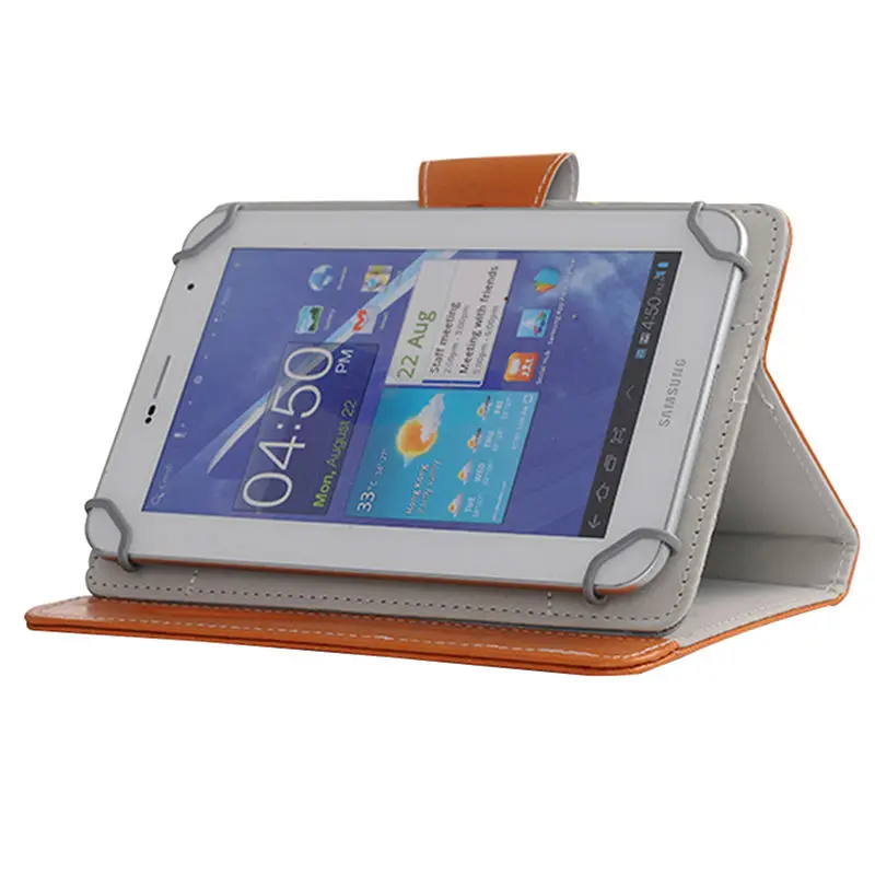 

PU Leather Stand Case Cover for Alcatel ONE TOUCH ONETOUCH POP 7S/TAB 7HD/TAB 7 universal Tablet Cases +Screen Protector