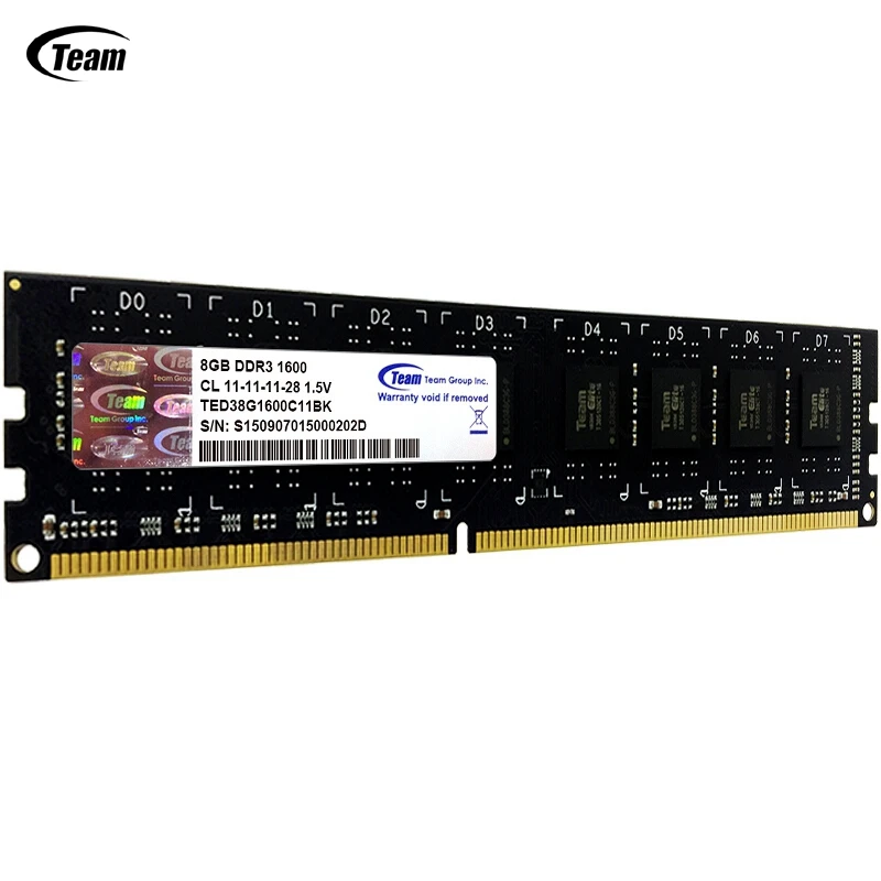 Team Group Team DDR3 настольный компьютер RAMs 4 ГБ 8 ГБ 1600 МГц 240 контактов CL 11-11-11-28 1,5 в Высококачественная память для ноутбука