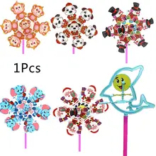 3D красочные милые Мультяшные животные барабан ветряная мельница домашний сад двор Открытый Декор поставка игрушки для детей подарок