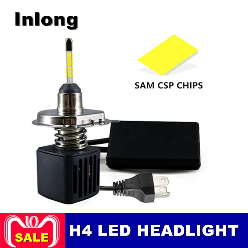 

Inlong 2Pcs F3 H4 LED Car Headlight 80W 10000LM 6500K H1 H7 H11 H8 H9 9006 9005 Lamp Auto Bulb Light Car Accessories Fog Lights