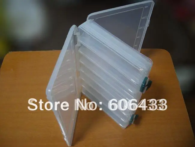 

Fishing Lure Spoon Plastic two-sided tool Box wholesale