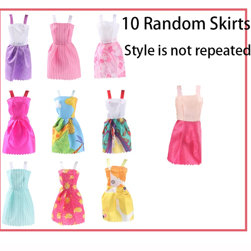 

Style Is Not Repeated Dress Accessories Clothes 11 Inches Dolls Mini Random Short Skirt Cute Children Beautiful Toy Gift
