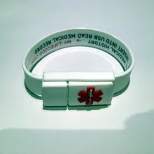 Buckled браслет usb flash драйвер с логотипом печати и водонепроницаемый