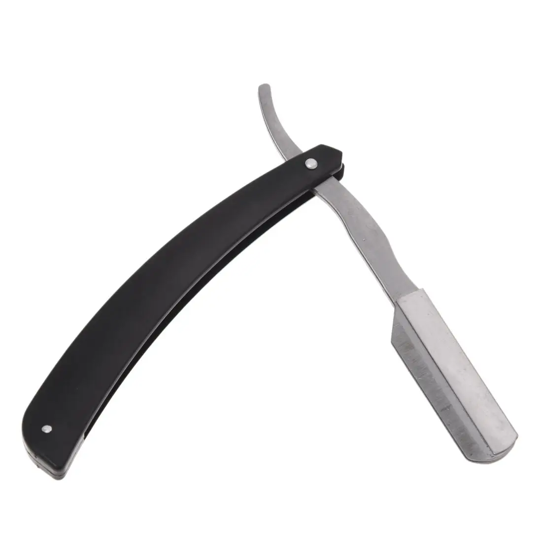 

Black Plastic Steel Traditional Throat Cut Shaving Straight Blade Razor