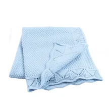 Супер мягкий вязаный для новорожденных одеяло s карамельного цвета Infantil Bebes Swadller wrap одеяло для мальчиков и девочек забавное Клетчатое одеяло