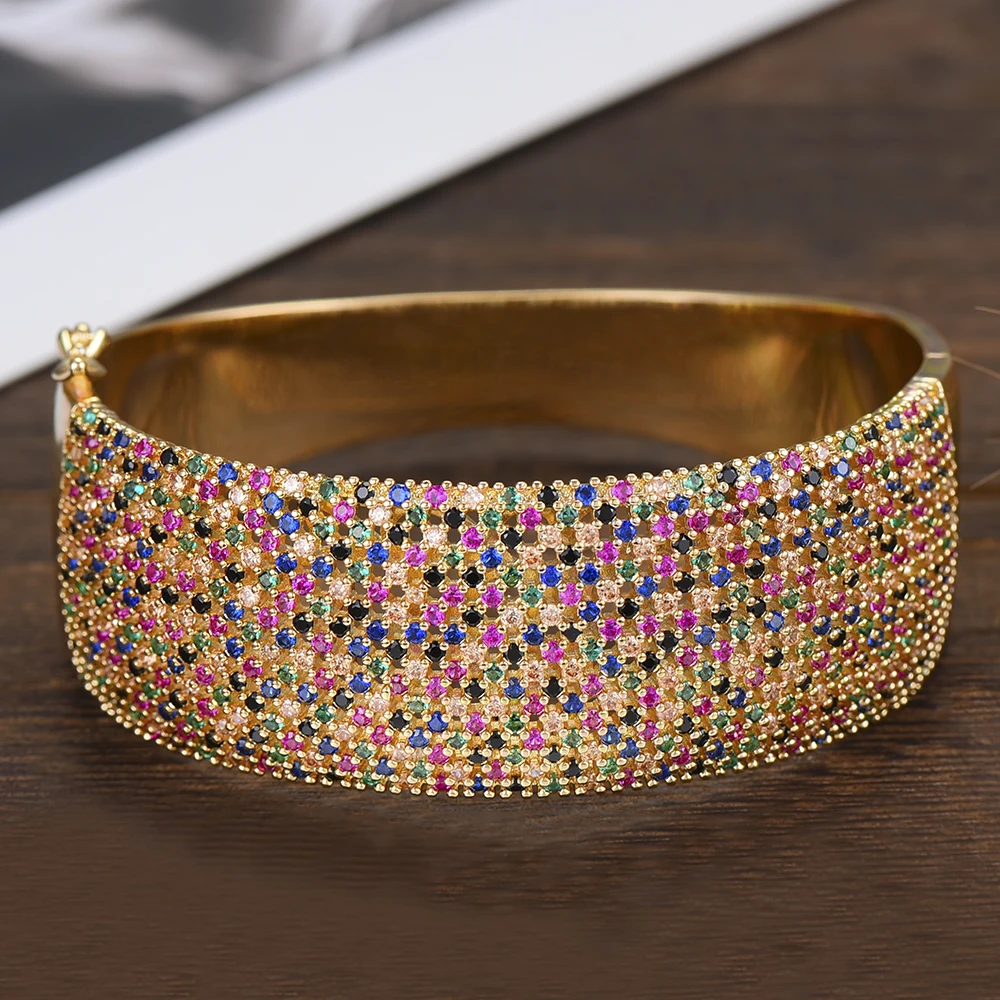 Godki ampla de luxo tênis pulseira anel