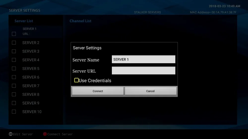Server Setting