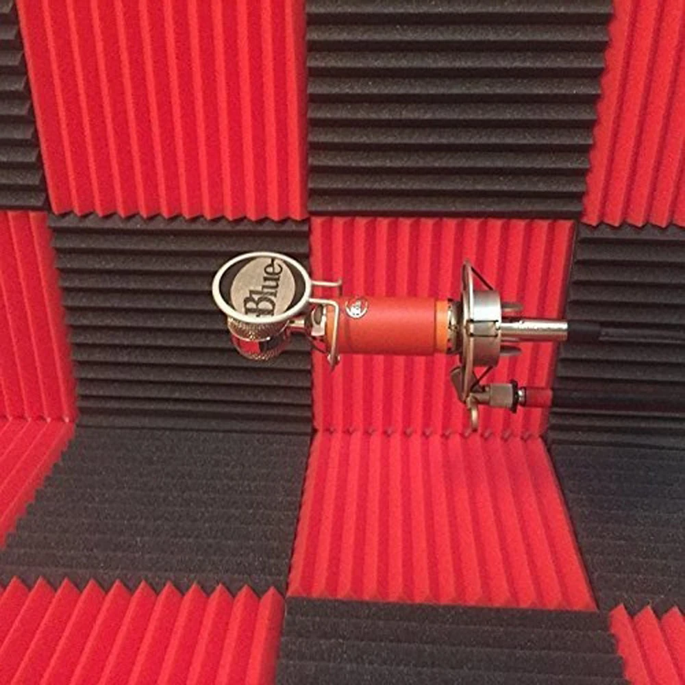 Запись студия Звукоизоляционная пена клина видео-зал, звуковая Шум губки изоляции стены для звукоизоляции