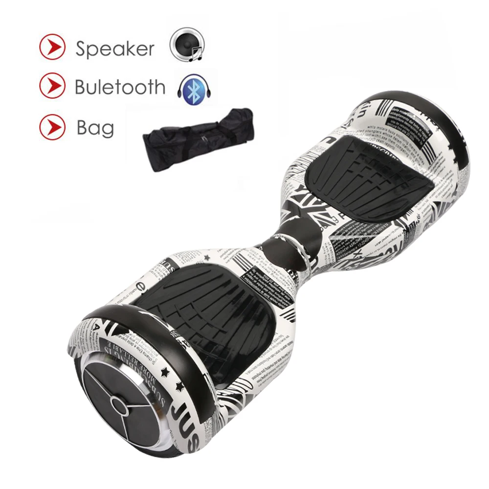 

Self Balance Scooter Bluetooth Speaker Electric Hoverboard Remote Unicycle Overboard Oxboard Unicycle Skateboard UL2272 Scooters