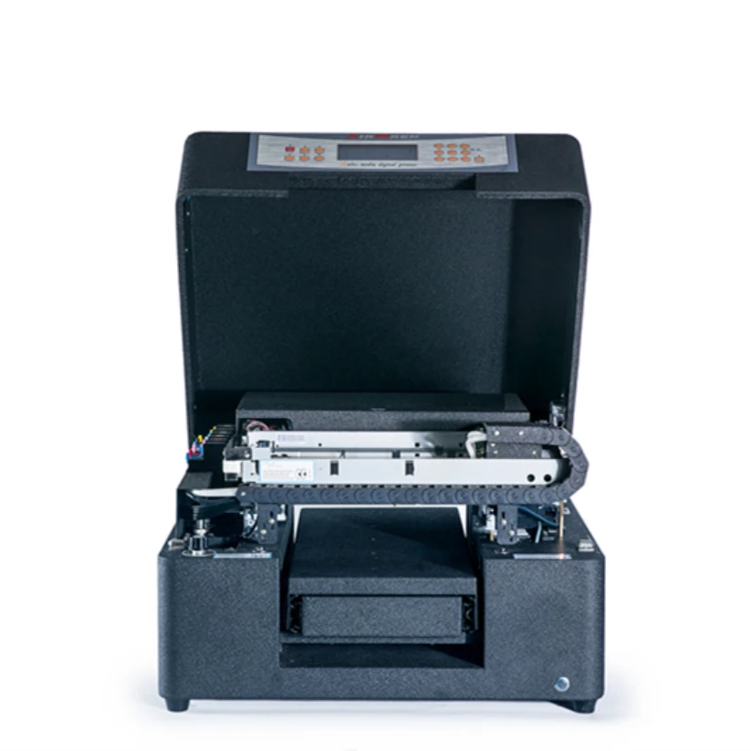 

Flatbed UV Printer A4 Inkjet UV Printing Machine with Embossed Effect ID Card Printers