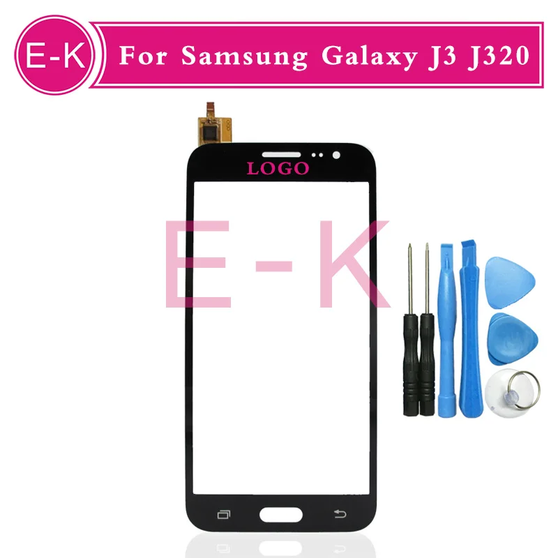 high quality 5 0 For Samsung Galaxy J3 J320 Touch Screen Digitizer Sensor Glass Lens Panel